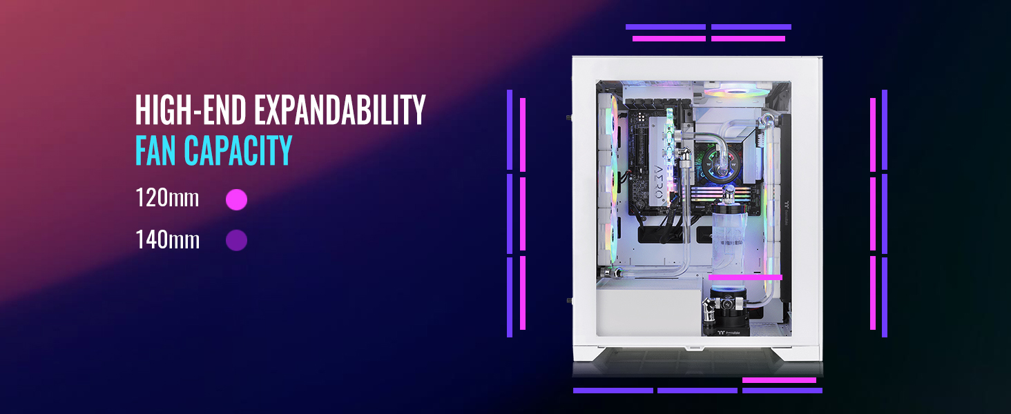 Thermaltake CTE T500 TG ARGB Snow E-ATX Full Tower Case